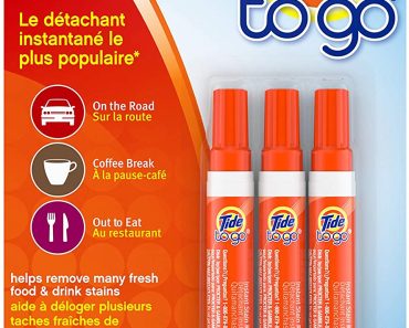 Tide To Go Instant Stain Remover, 3 Count – Only $4.90 Shipped!