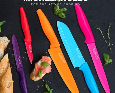 MICHELANGELO Kitchen Knife Set, 10 Pieces – Only $14.99!