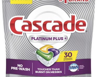 Cascade Platinum Dishwasher Pods (30 Count) – Only $9.83!
