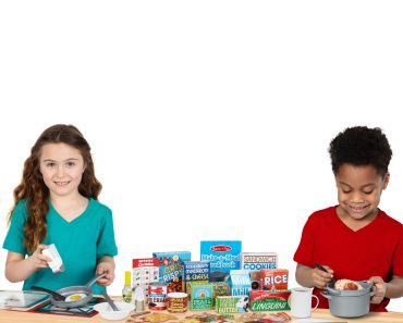 Melissa & Doug Deluxe Kitchen Collection Cooking & Play Food Set – Only $25.95!