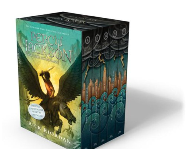 Percy Jackson and the Olympians 5 Book Paperback Boxed Set Only $18.80!
