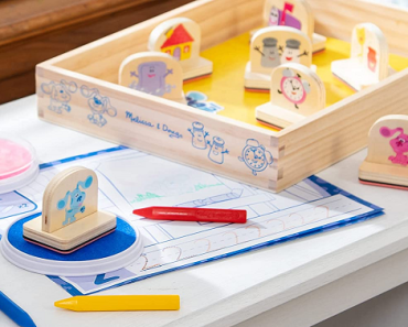 Melissa & Doug Blue’s Clues & You Wooden Handle Stamps Only $8.40! (Reg $18.29)