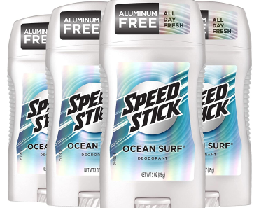 Speed Stick Deodorant for Men – 4 Pack – Only $6.12 Shipped!