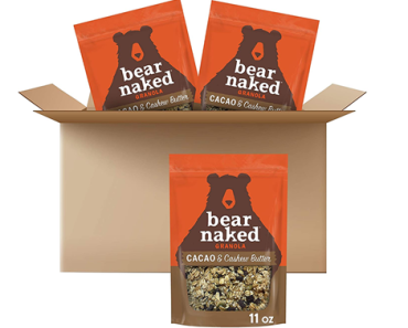 Bear Naked Granola, Cacao and Cashew Butter (3 Pack) – Just $6.59!