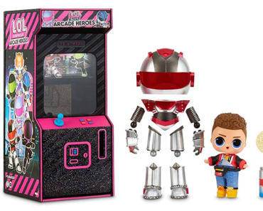 LOL Surprise Boys Arcade Heroes Action Figure Doll with 15 Surprises – Just $6.35!