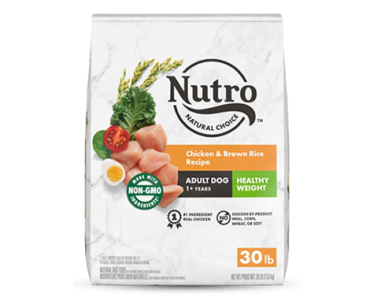 NUTRO NATURAL CHOICE Adult Healthy Weight Dry Dog Food, All Breed Sizes, Lamb & Chicken – Just $31.98! Use $20.00 Coupon!