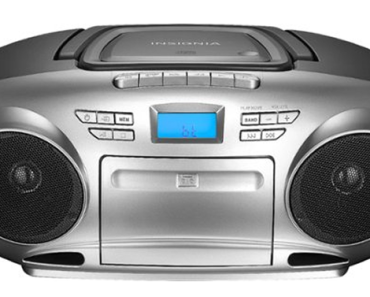 Insignia AM/FM Radio Portable CD Boombox with Bluetooth – Just $39.99!