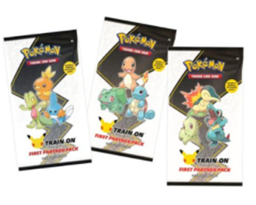 Buy 2 Pokémon TCG First Partner packs, get a 3rd free!