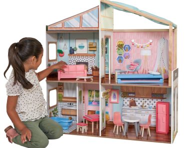 KidKraft Designed by Me Magnetic Makeover Wooden Dollhouse – Only $40!