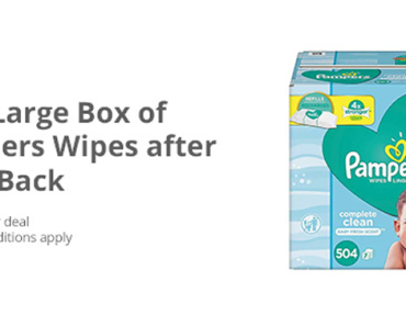 Awesome Freebie! Get a FREE Large Box of Pampers Wipes from Staples and TopCashBack!