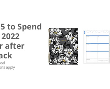 LAST DAY! Awesome Freebie! Get a FREE 2022 Planner from Staples and TopCashBack!