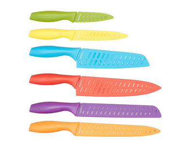 12-Piece Multi-Colored Knife Set from Amazon Basics – Just $15.65!