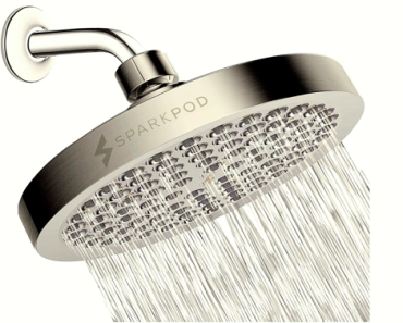 SparkPod High Pressure Rain Luxury Modern Shower Head Only $27.98 Shipped!