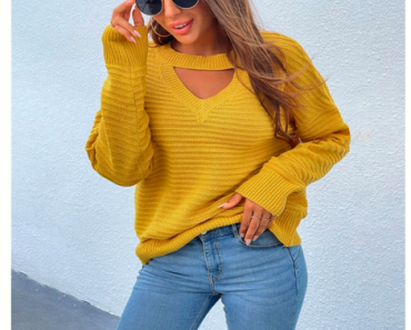 Women’s Hollow Sweater (Multiple Colors) Only $34.99 Shipped! (Reg. $55)