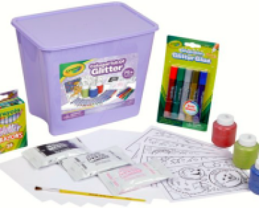81-Piece Crayola Colossal Tub of Glitter Art Set Only $8.91! (Reg. $24.97)