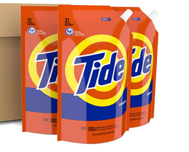Tide Liquid Laundry Detergent Soap Pouches, High Efficiency, (Pack of 3) Only $12.59 Shipped!