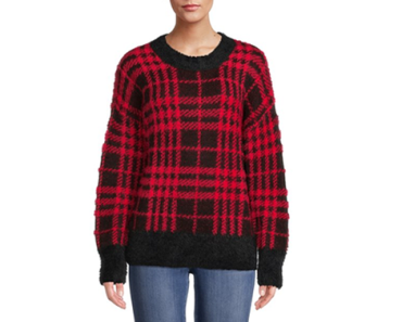 Time and Tru Women’s Eyelash Pullover Sweater – Just $6.00!