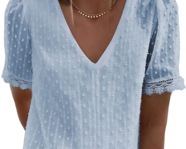 Chic Swiss Dot Top – Only $21.99!