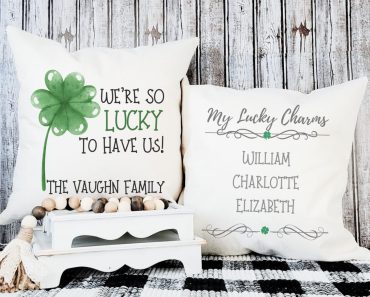 Personalized St. Patrick’s Day Pillow Covers – Only $19.99!