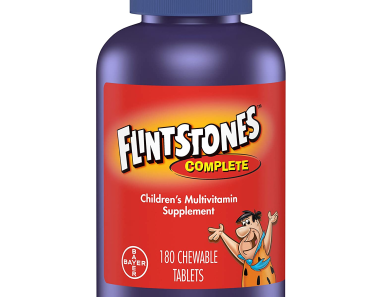 Flintstones Gummies Children’s Multivitamins, Kids Vitamin Supplement with Vitamins C, D, E, B6, B12 & MORE– 180 Count – Just $8.80!