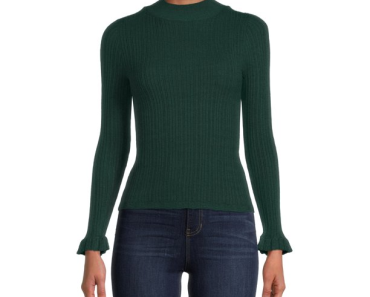 Walmart Love Trend New York Women’s Mock Neck Fine Gauge Sweater Only $5.97! (Reg $19.98)