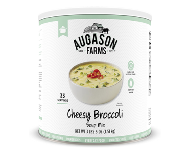 Augason Farms Cheesy Broccoli Soup Mix – No. 10 Can – Just $18.12!