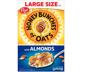 Honey Bunches of Oats with Almonds, 18 Ounce Box – Just $2.17!