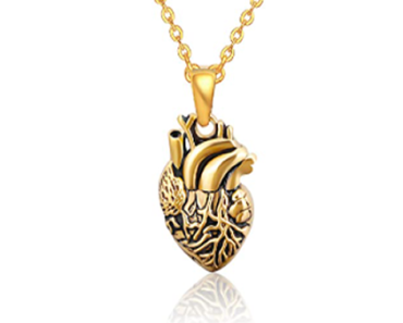 Anatomical Heart Necklace – Just $9.99!