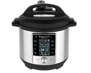 Instant Pot Max 6 Quart Multi-use Electric Pressure Cooker with 15psi Pressure Cooking, Sous Vide, Auto Steam Release Control and Touch Screen – Just $75.00!