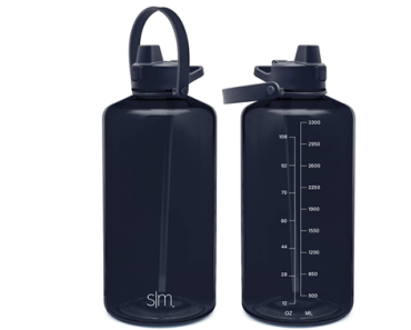 Simple Modern Plastic Water Bottle with Ounce Markers – 128oz – Just $11.00!