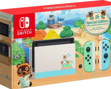 Nintendo Switch Console – Animal Crossing: New Horizons Edition – Just $299.00!