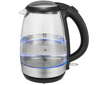 Insignia 1.7 L Electric Glass Kettle – Just $17.99!