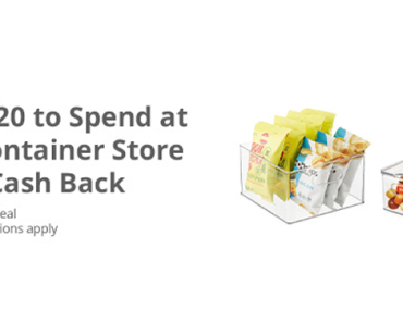 Awesome Freebie! Get a FREE $20.00 to spend at The Container Store from TopCashBack!