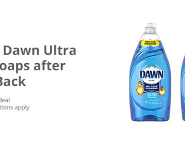 LAST DAY! Awesome Freebie! Get 2 FREE Dawn Ultra Dish Soaps from Staples and TopCashBack!