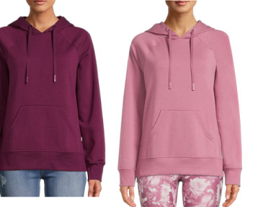 Athletic Works Women’s Soft Hooded Sweatshirt Only $10!