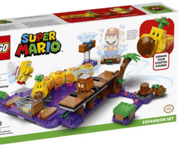 LEGO Super Mario Wiggler’s Poison Swamp Expansion Set Only $29.39! (Reg. $40)