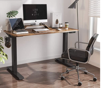 FAMISKY Standing Desk Dual Motors, Adjustable Height Electric Stand up Desk Only $186.19! (Reg. $265)