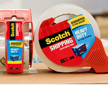 Scotch Heavy Duty Packaging Tape  6 Rolls/Pack with Dispensers Only $9.99! (Reg. $23)