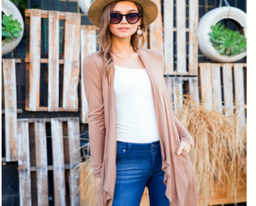 Long Sleeve Open Front Cardigan (Multiple Colors) Only $17.99! (Reg. $30)