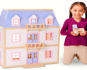 Melissa & Doug Wooden Multi-Level Dollhouse Only $72.66 Shipped! (Reg. $172.79)
