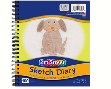 Art Street 100-Page Sketch Book Only $3.97! (Reg. $10)