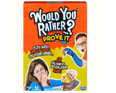 Would You Rather…? Prove It, Hilarious Family Game of Demented Dilemmas Only $9.97! (Reg. $25)
