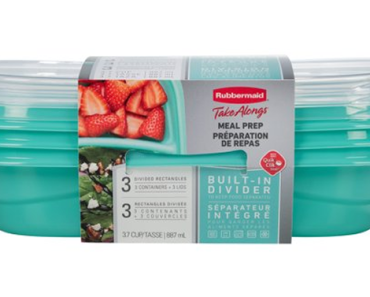 Rubbermaid TakeAlongs Sandwich Food Storage Containers, 3 Pack – Just $2.97! Was $5.99!
