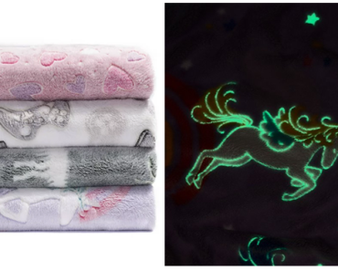 Your Zone Glow in the Dark Throw, 50 x 60 inch – Just $9.96!