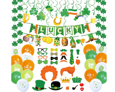 St. Patrick’s Day Decorations Party Set – Just $15.99!