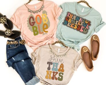 Gobble And Give Thanks Holiday Tees – Only $21.99!