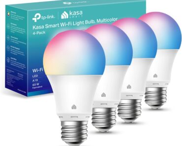 Kasa Smart Light Bulbs (Pack of 4) – Only $25.99!