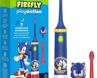 FIREFLY Play Action Sonic The Hedgehog Toothbrush Kit – Only $18.74! Cyber Monday Deal!