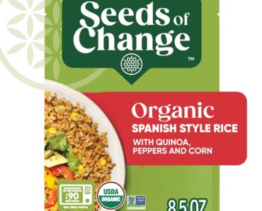 SEEDS OF CHANGE Organic Spanish Style Rice (Pack of 12) – Only $15.45!