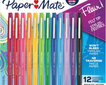 Paper Mate Flair Felt Tip Pens (12 Count) – Only $10.99!
